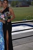 Loved this dress so much! Wore it for my junior prom, got so many compliments. It was so flattering as well, and if you didn't like the halter neck, you could always tuck it! - Ameslei L.