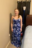 I thought it fit well. I loved the pattern. Loved the back. Bust ended a little too high maybe just a personal issue. I am usually DD or larger cup size. It was a little long but with shoes/heels should be good. - Lindsey L.