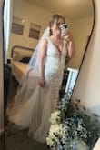 I am so excited to wear this on my wedding day! The dress is stunning, such a good material! Very true to size, mine doesn't need any alterations! - Paige H.