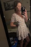 Wore this dress for Easter. Thought it was gonna be a little tight on the shoulders and the crotch area because I'm taller, but it wasn't. I love that I have the option of tightening it in the back to fit even more perfect. - Casey V.