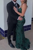 Amazing fit! Gorgeous beadwork that's high quality. The fabric isn't too heavy and fairly breathable, but not see through or cheap. Highly recommend this dress. I fell in love with it. - Kera K.