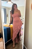 I knew when I saw this on the website I would love it. It's so girly and cute! A little loose in the torso and strap area but that's ok. Can't wait to wear it to my friend's wedding! - Zoe W.