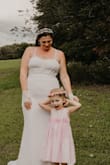 This was the perfect pick. Perfect fit and oh so comfortable. This dress was a dream come true for my wedding day. The fabric was soft and light but had true full coverage.
It was a dress that was so easy to wear there was no fuss. Would totally recommend this dress 100%. - Amanda M.