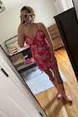 So cute and I love it. Just not sure when I would wear it. Super short and showy for sure and probably too inappropriate at my age for an event. - April R.
