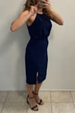 This dress is exactly what I needed! I spent 3 hours at South Coast Plaza Luxury Mall and could NOT find a thing. Then I remembered all the great dresses my daughter has purchased from Lulus. Within 5 minutes, I found 4 dresses. I bought 2, this is the one I kept. It was a great fit, I only needed to alter the hem. Not only did it look great, but it felt comfortable too! I'm giving it 5 stars! - Yolanda
