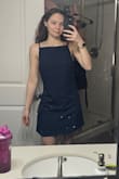 cute and simple cocktail-ish dress that can be worn for many occasions. - Genevieve R.