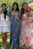 I purchased this dress for a fairy themed bridal shower. It was perfect except for the loose straps. I would recommend buying it ahead of your event and having it altered beforehand. I may do that if I wear it to another event. The material is light and comfortable with a beautiful satin look. - Carly G.