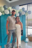 I wore this to my bridal shower and loved it! Didn't need any alterations which is rare for me being a shorty. The bow was a little hard to attach, someone had to do it for me. But it was glamorous and comfortable - Becky D.