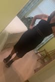 This dress fit like a glove. Very flattering and forgiving. Love it! - Anne Y.