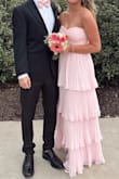 We ordered this dress for my daughter's prom and absolutely loved it! The fit was perfect using the size chart (size M). If you are a bit shorter, it will likely need a hem. She received so many compliments, and people were shocked when I told them how inexpensive the dress was. We will definitely be ordering from Lulu's in the future. - Sarah W.