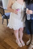 Breast area was a little too big! Wore to bridal shower and like the dress, it is cute! Cheap fabric. - Morgan D.
