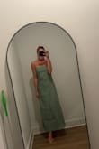 It was a very cute dress, just meant for someone with a little more shape, I think! The sizing was good, just made me look like a box but I am a bit shapeless! - Lauren B.
