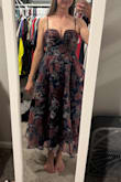 This dress is super cute but ended up not being for me. It was a tad poofy around my hips, and I just didn't fill the top out great without a bra. I was tempted to keep it because I love the colors and pockets, but I ended up keeping another Lulu dress. - Jordan L.