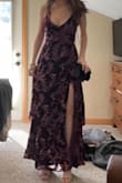This dress is so cute! It fits great & I got so many compliments on it. The fabric is gorgeous. It is a little heavy though. Based off other reviews, I did reinforce the straps to be safe! - Madi E.