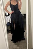 I wanted to love it but ended up returning. Even with the corset, it was just a lot of fabric and didn't give me any shape. Pretty color but overall not worth the price tag - Madi E.