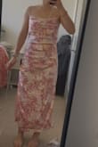Medium fit me well. Love the ruching on the side and the material. Flattering! - Pietra S.
