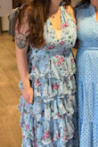 I bought it for a wedding but ended up also wearing a tube top underneath to make it Easter appropriate.  I'll wear it without  a top underneath for the wedding but sideboob will be showing. super comfortable stretchy waist! - Leyna C.