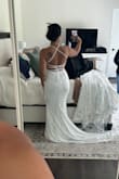 I really loved this dress, but I just felt it was too casual for my venue location. The fabric is very breathable and hugs you in all the right places. Very comfortable and true to size! - Andrea M.