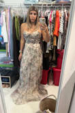 Beautiful dress!!! Fit perfect on your body because is adjustable in the back - Lourdes B.