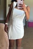 I absolutely love this romper. I will be wearing this in my graduation and it's so cute. It also fits true to size. - Madison R.