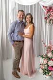 Love this dress. It does not have any stretch but still fit beautifully. My Mother's Day photos turned out great. - Jackie S.