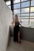 This dress was beautiful! True to size and very comfortable. The length was perfect as I am 5'10 and it was the perfect length for me with heels. I received many compliments on this dress. - Jennifer R.