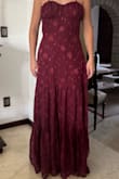 Pedí el vestido en large y me quedó chico yo generalmente soy mediano debí pedir xl.  Pero no tuve problema le quedó a mi hija que es talla small es muy bonito el vestido - Brenda D.