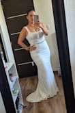 I really loved the way the dress fit. The materials are soft and very good quality. I really recommend this type of cut. It's a wonderful dress. - Alejandra M.