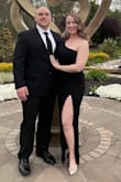 Loved the fit of this dress. The high slit and one shoulder added some edgy/sexy vibes. I felt put together yet secure in this dress on the dance floor all night! - Rachel B.
