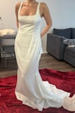 So beautiful, but do NOT size up. The dress was so huge on me. The quality is nice, but it is thinner than expected; however, if it were thighter it would look good. Not see-through, just thinner than expected. - Joana F.
