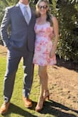 Only complaint is that the straps kept falling down, but that's an easy fix for a seamstress. Other than that, love this dress. - Norah B.