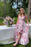 First time purchasing from Lulu's and I was very pleasantly surprised. I love the dress. The fabric is good quality and looks like the picture; it is reasonably well made. Was impressed that it actually came a day earlier than tracking predicted. [Wore this dress] for an afternoon tea, definitely a little fancy, but not out of place. I love the hemline and that it has a short lining, so I don't have to worry about seeing through the dress!  Very pleased! - Sally M.