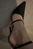 Shoe is beautiful, but the straps are so long so they sit loose, and you can't adjust - Karen H.
