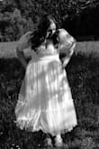 Loved it! Probably best for smaller chests and shorter torsos but overall great fit. Felt very springy for my outdoor reception - Olivia G.