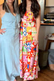 This jumpsuit fit great. I'm a little tall, so I do have to wear it with flats, but it is super colorful and fun. It's great for a brunch and perfect for spring/summer. - Elyse J.