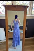 Love this dress, it fits perfectly, and the colour is so pretty and vibrant. Such a comfy material that doesn't crease definitely recommend. I am 5'8 and it's the perfect length with heels. - Imogen H.