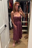 Nice fit. Will dress it down. Top could be a smidge tighter but it holds you in. Fan of the color and pattern. - Tamara S.