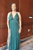 Notes: definitely need boobs to fill in the top and boob tape.
The split is under the tulle, therefore not a full let your leg out.
The split is also high so be careful not to show your goodies. - Danielle M.