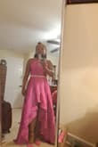 I absolutely love this dress and cannot wait to wear it at my nephew's wedding. I searched everywhere for the right dress and then saw the site LuLu pop up in my feed. I clicked on the link and could not have been happier to find this online store. At first I bought a large but it wouldn't zip up, so I returned it for an XL, and it fit perfectly. I would recommend sizing up. I feel so pretty and youthful in the dress. The material is light but not cheap. It's a classy dress, and the color is as described. I also appreciated the swiftness of customer service in sending me a new dress wthin a few days. I experimented by adding a rhinestone belt, and I think it elevated the dress even more. Buy it! - Marsha G.
