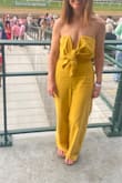 I wore this to the Kentucky Derby and got a million compliments. It is super cute and I'll wear it a lot this summer. Only bummer is that the color is not as bright yellow as the picture implies. More mustardy. - Matoaka W.