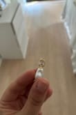 Poor quality earrings. Thought these would be more dangly and higher quality. They look like costume jewelry. Also, the backs are bent and make it difficult to get the stoppers on. Wouldn't recommend. - Elizabeth P.