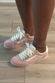 I'm in love with these Vans. If I could have gotten a half-size up they would have been perfect, but at my regular size, they're fine. They're more comfortable than other Vans I have. The pink is PERFECT. All around, I'm more than satisfied with these shoes. - Tracey D.
