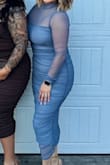 This dress is a total showstopper - I've gotten so many compliments! The thin material doesn't provide much support, but the gorgeous sleeves made it a must-have for me. - Maria B.