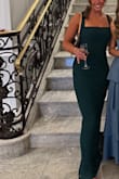 So perfect and comfortable! I am a true medium so that's what I ordered. It's super stretchy so it was a little bit big but still wore it without alterations. - Kate A.