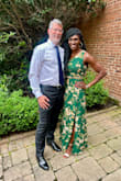 I never write reviews but this dress deserves it!! Absolutely slayed in this dress I wore to an evening wedding! Got compliments all night!! Easy to move in and so well made! Added a gold belt to define the waist! Love love this dress! - Connie L.