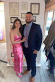 This dress was very comfortable and hugged in all the right spots. Adjustable straps for more comfort too. Another wedding guest told me it was their favorite look at the wedding! - Sarah L.