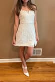 This was the perfect bridal shower dress! If there wasn't straps on this dress, it definitely would be a bit big but it worked out perfectly! - Jessica W.