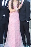 It worked great. I thought the dress was very beautiful; however, it was snagged a little on the skirt when it arrived. Not a huge deal but the quality isn't exactly what I paid for, which is a bummer. Love Lulus though and will buy from here again. I also sewed up the v neck a little. - Linda W.