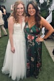 This dress was perfect! Tall girl, and it was plenty long enough. Also very busty and it worked out great. Lots of compliments and was able to dance the entire night. - Brittany F.