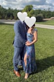 This dress is absolutely gorgeous. It's so whimsical and romantic, and I received several compliments at the spring wedding I wore it to! I have a smaller chest and was worried about not filling the bodice, but it was very comfortable with no gaps. The straps were adjustable. The material is soft and vibrant. The length fit more like a maxi dress because I'm on the shorter side, but I loved it. I'd buy this a hundred times over! - Ashley F.